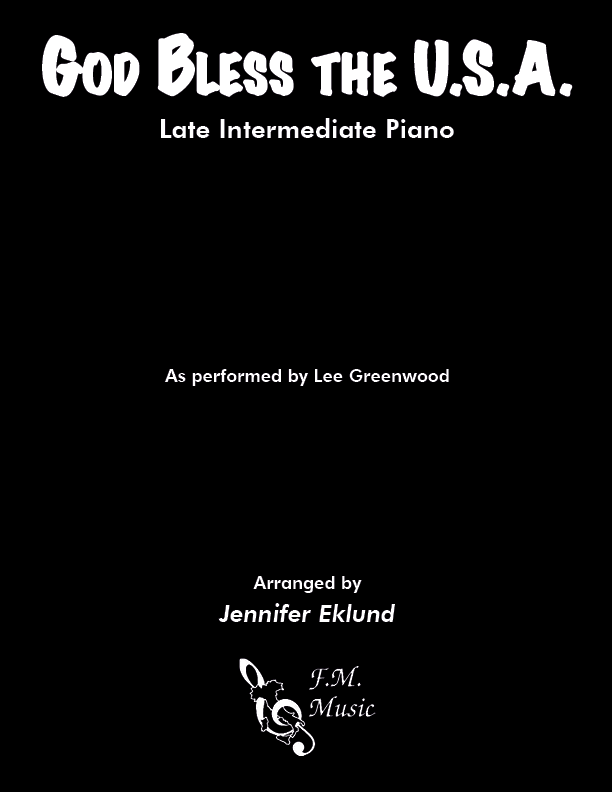 God Bless The U.S.A. (Late Intermediate Piano)